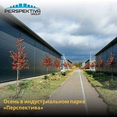 Золотая осень в индустриальном парке «Перспектива»